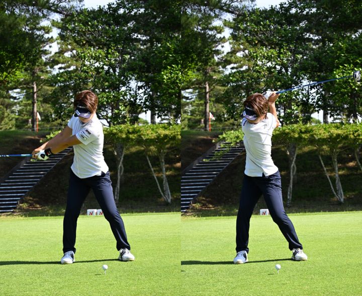 飛ばし屋・女子プロのスイングを解説！飛ばしの秘密はトンカチ強打スイング