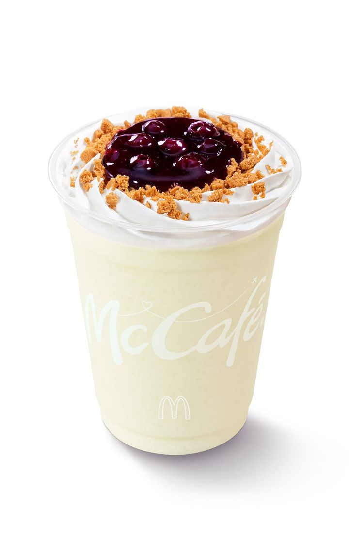 ブルーベリーチーズケーキフラッペ