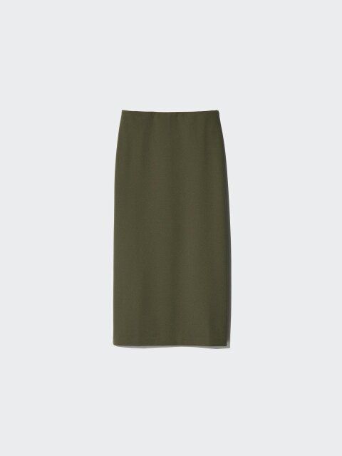 ユニクロのダブルフェイスナロースカート