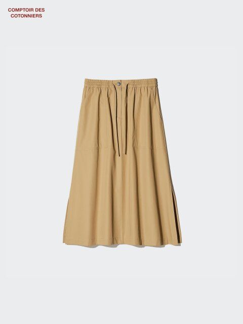 ユニクロのコットンロングスカート