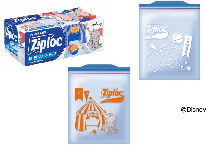 ジップロック フリーザーバッグ M 40枚入 <Disney> 25