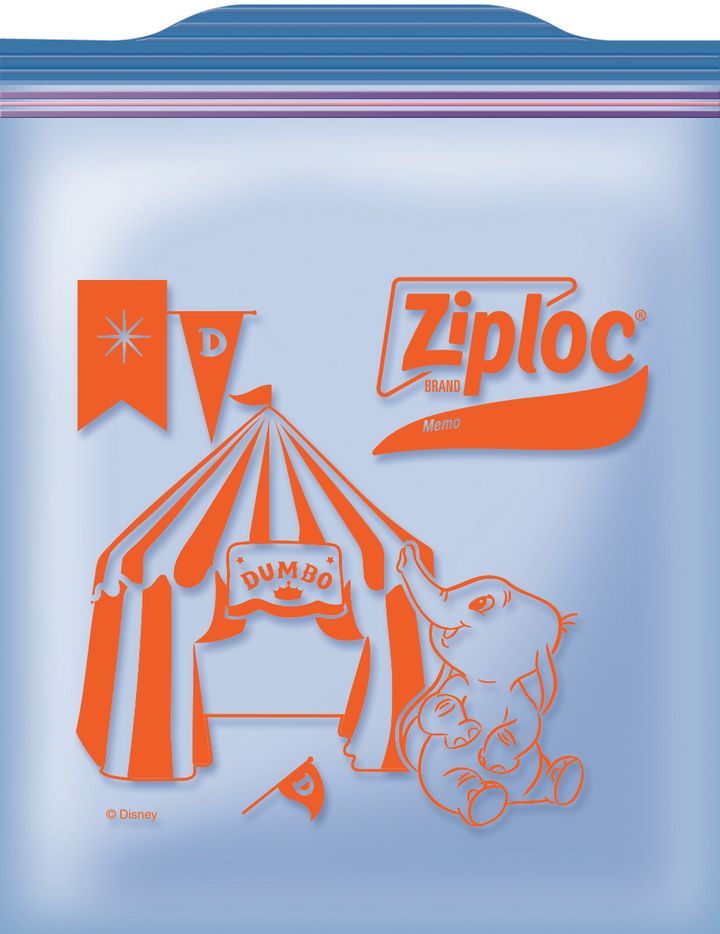 フリーザーバッグ（ダンボ）オレンジ