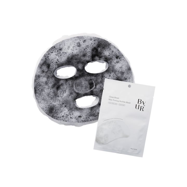 バイユア クリーンリセットスキントーニングバブルマスク