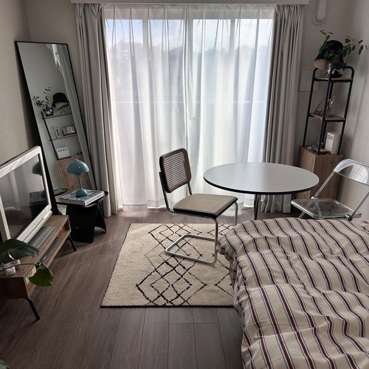 20㎡台のミニマムな空間で叶える、シンプルモダンなインテリア3選