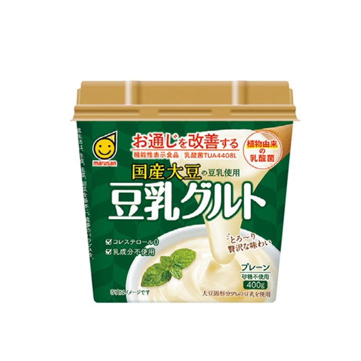 乳成分不使用の「国産大豆の豆乳使用 豆乳グルト」。