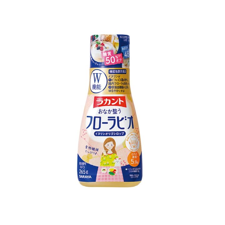 イヌリン入りオリゴシロップ「ラカント フローラビオ」。