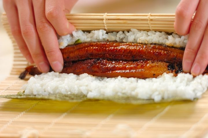 ウナギの巻き寿司の作り方2