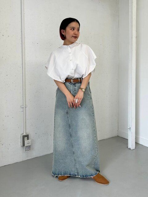 デニムスカートコーデ2