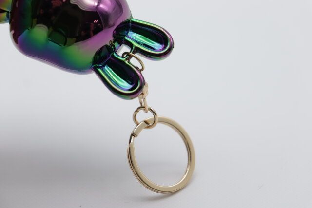 ダイソーのキーホルダー（ウサギ）の金属リング