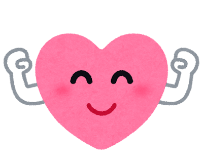元気な心臓のキャラクター
