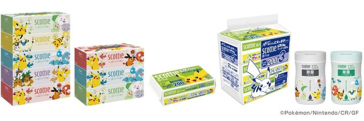 スコッティ「ポケモン」デザインパッケージ