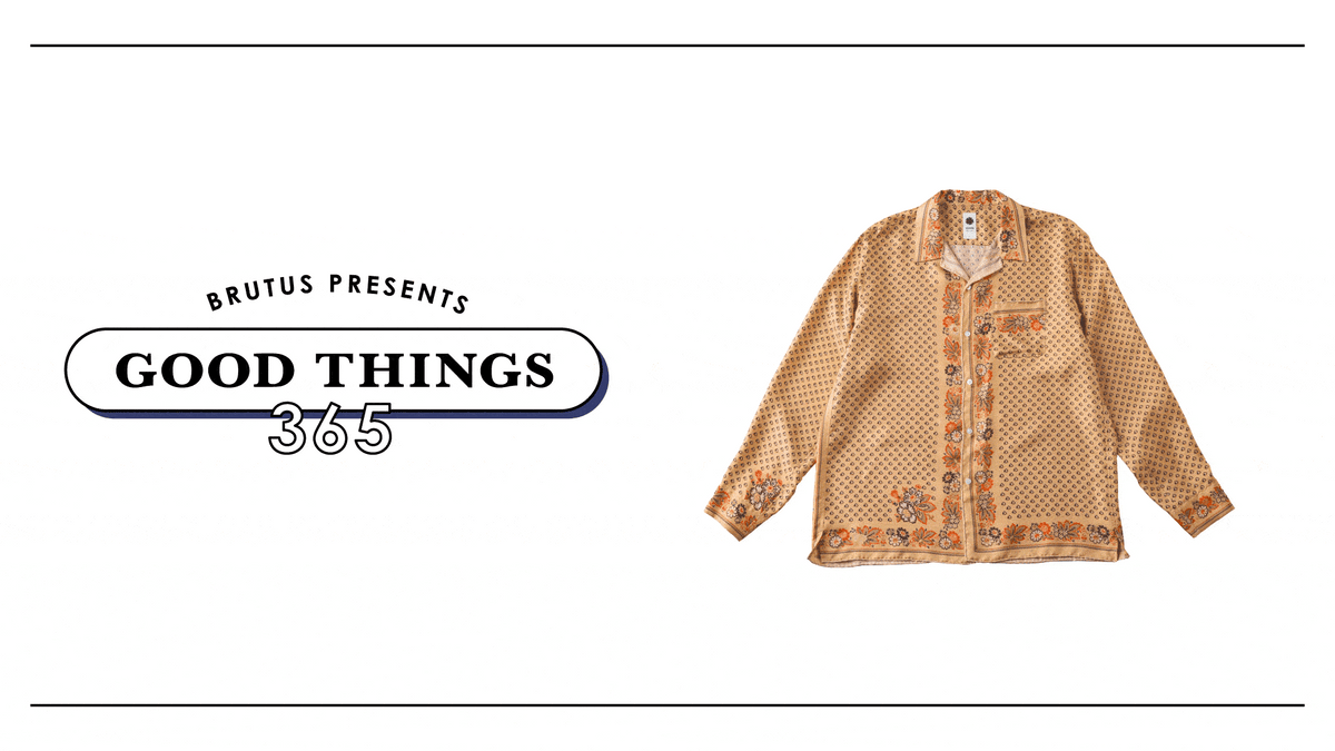 風にたゆたう。〈vowels〉のシルクスカーフシャツ：GOOD THINGS 365 