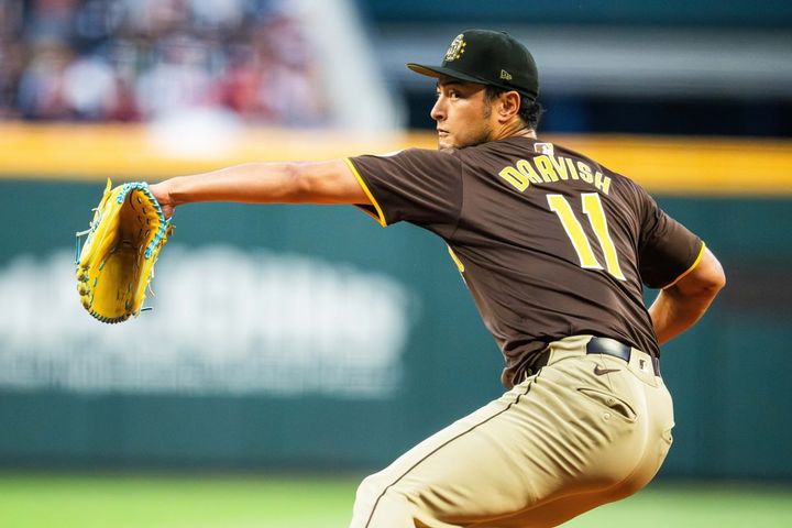 パドレスのダルビッシュ有 (C) Getty Images