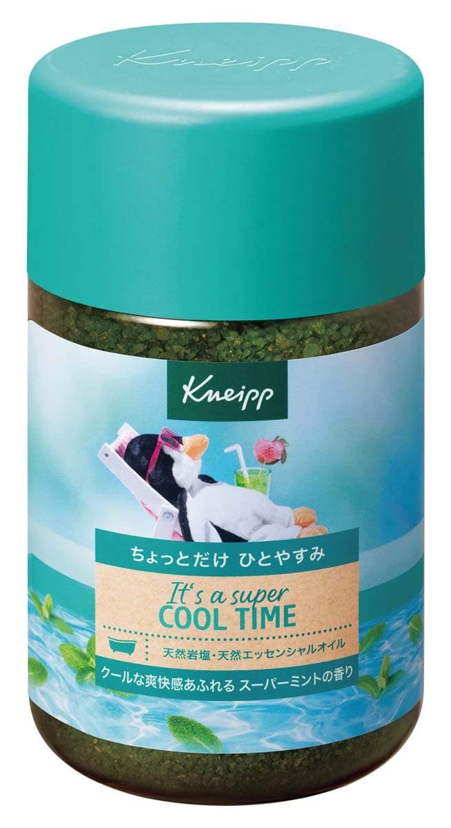 バスソルト スーパーミントの香り 850g ¥2,640／クナイプジャパンお客様相談室