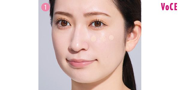 ファンデはスポンジに直のせより肌置きで