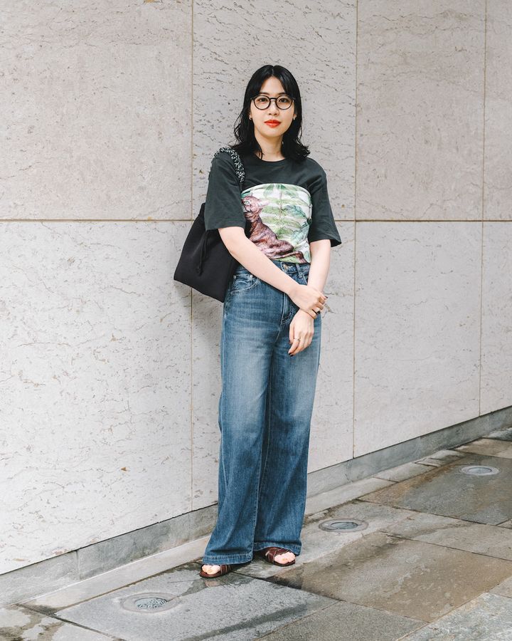 上級者の 最旬“夏デニム”スタイル5選。お洒落な重ね着で差をつけて【TOKYO SNAP】