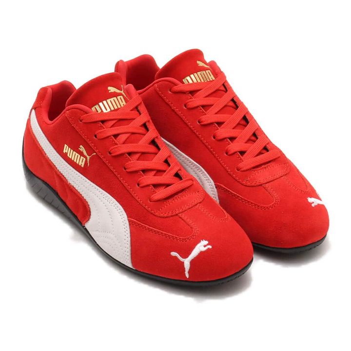 【当時物❗️】00s puma スピードキャット　赤　スウェード22.5 いま、熱いのは【PUMA】！ 知ってる？「スピードキャット