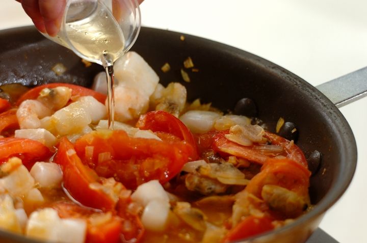 炊き込みシーフードライスの作り方2