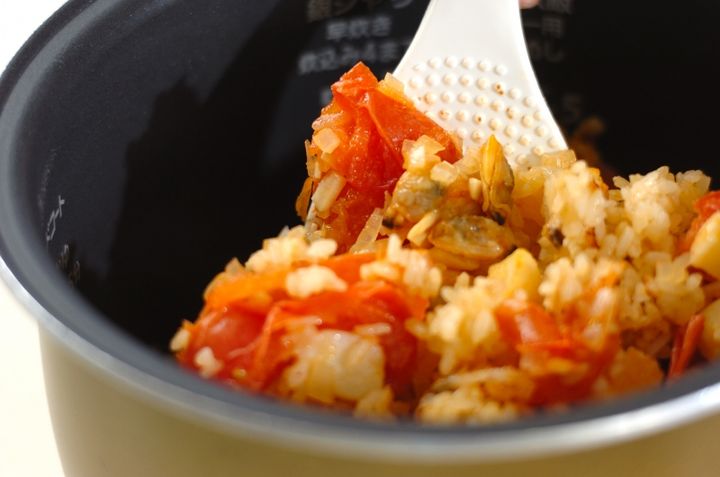 炊き込みシーフードライスの作り方5