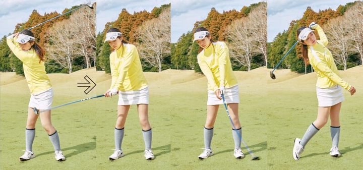 女子プロのFW&UTの打ち方！加速力を落とさないのがポイント