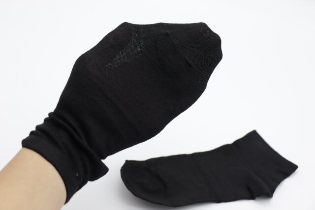 ダイソーの履き心地抜群な真空パックショート丈ソックス（3足）