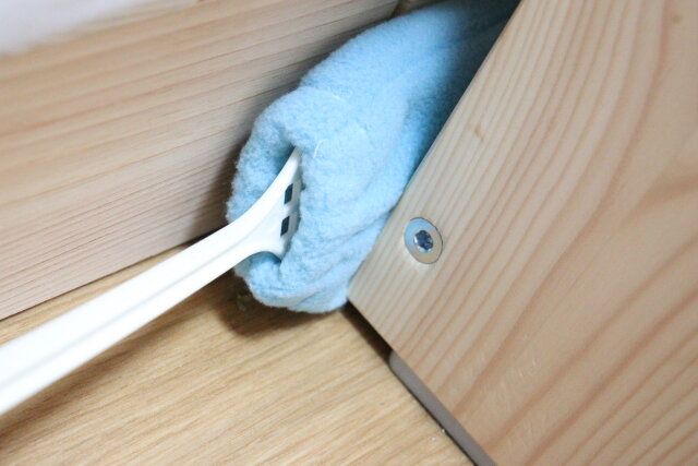 ダイソーのスキマのヨゴレ取りモップ5