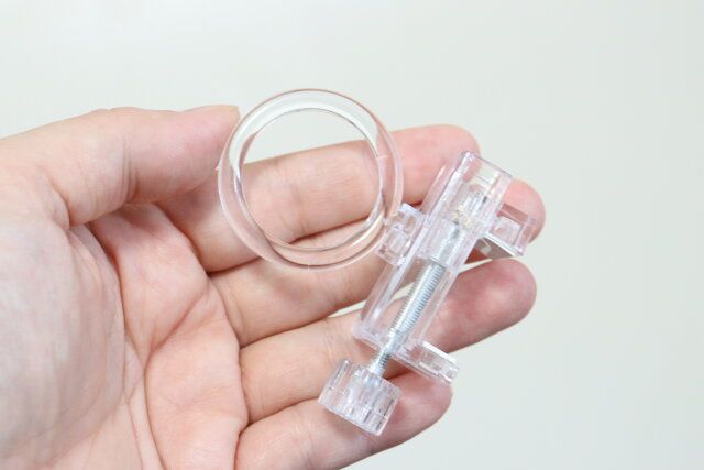 セリアのかもいリングフック クリア