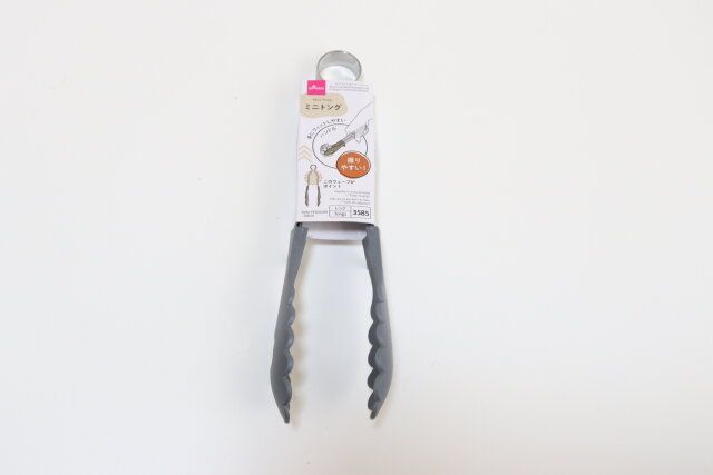 ダイソーのミニトング（wavy）のパッケージ