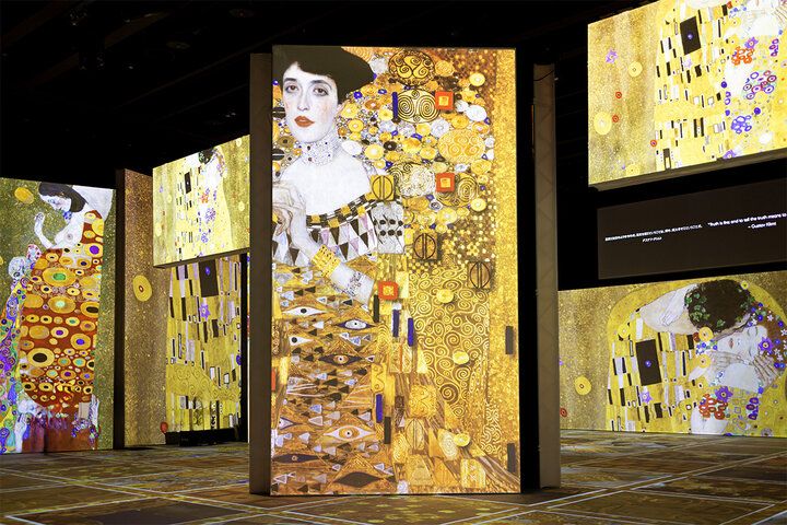 黄金に包まれる特別な時間「クリムト・アライブ 東京展」を