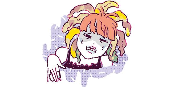 やる気10％／イラスト