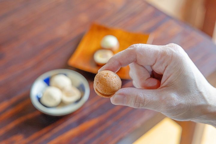 ポイッと口に放り込めるサイズ感