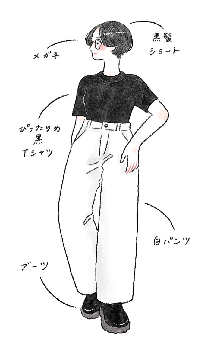 メガネとTシャツの夏コーデ【FUDGENA：aya.mの街で見かけたオシャレさん vol.36】