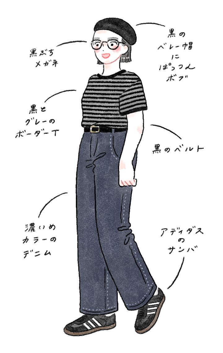 メガネとTシャツの夏コーデ【FUDGENA：aya.mの街で見かけたオシャレさん vol.36】