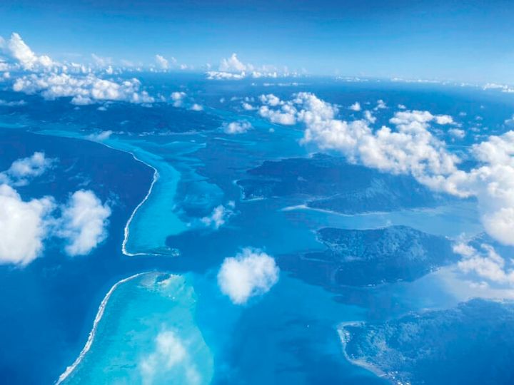 プライベートで訪れたボラボラ島。