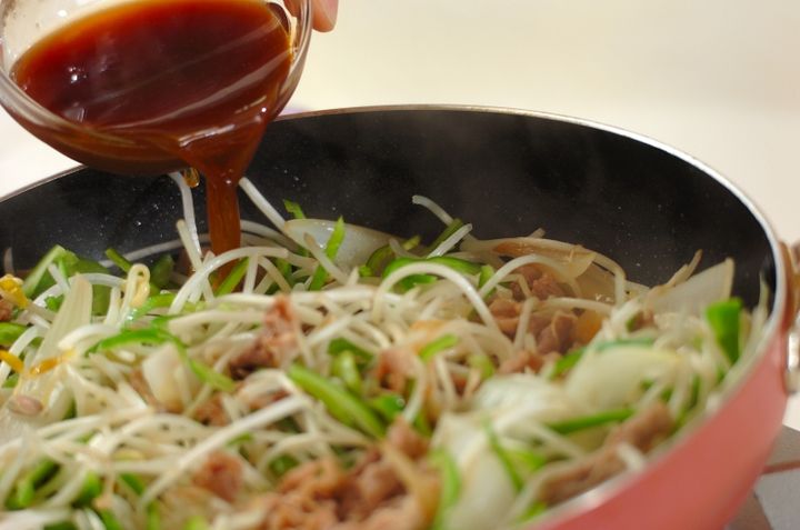 豚とモヤシの中華炒めの作り方2