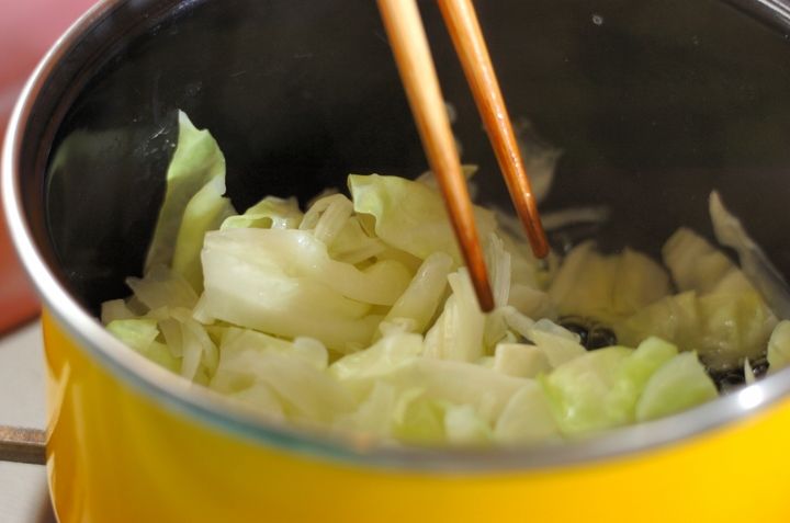 キャベツのナムルの作り方1