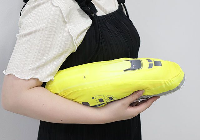 クッションを持ったところ