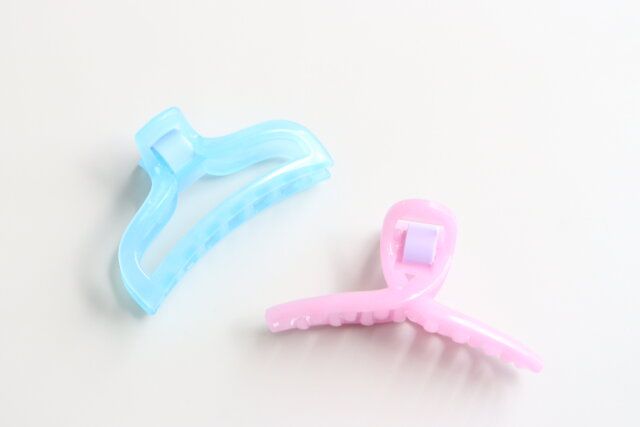 ダイソー 色が変わるバンスクリップ（フレーム） 夜光バンスクリップ（ループ） デザイン