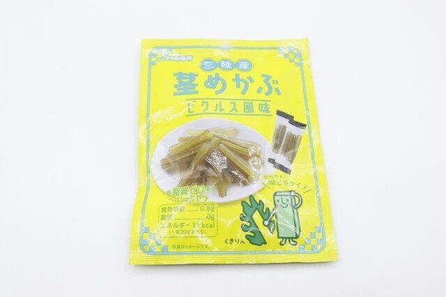 ダイソーの壮関 三陸産茎めかぶピクルス風味 22gのパッケージ