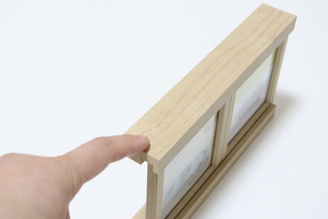 フォトフレーム（3連、スライドタイプ） 素材