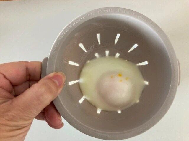 ダイソーのおすすめ電子レンジ調理器 半熟たまご風