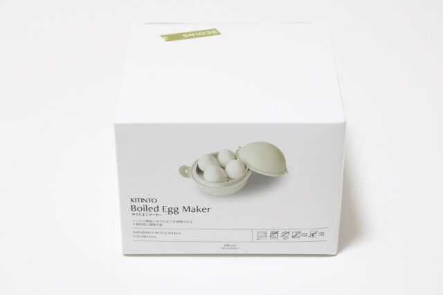 3COINS スリーコインズ スリコ KITINTO ゆでたまごメーカー パッケージ