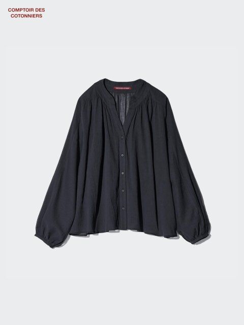 ユニクロのワッシャーコットンシャツ