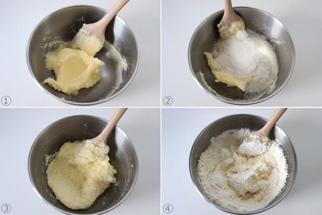 クッキー生地を作る