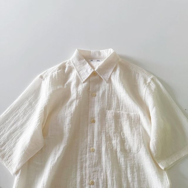 テクスチャーシャツ(5分袖)