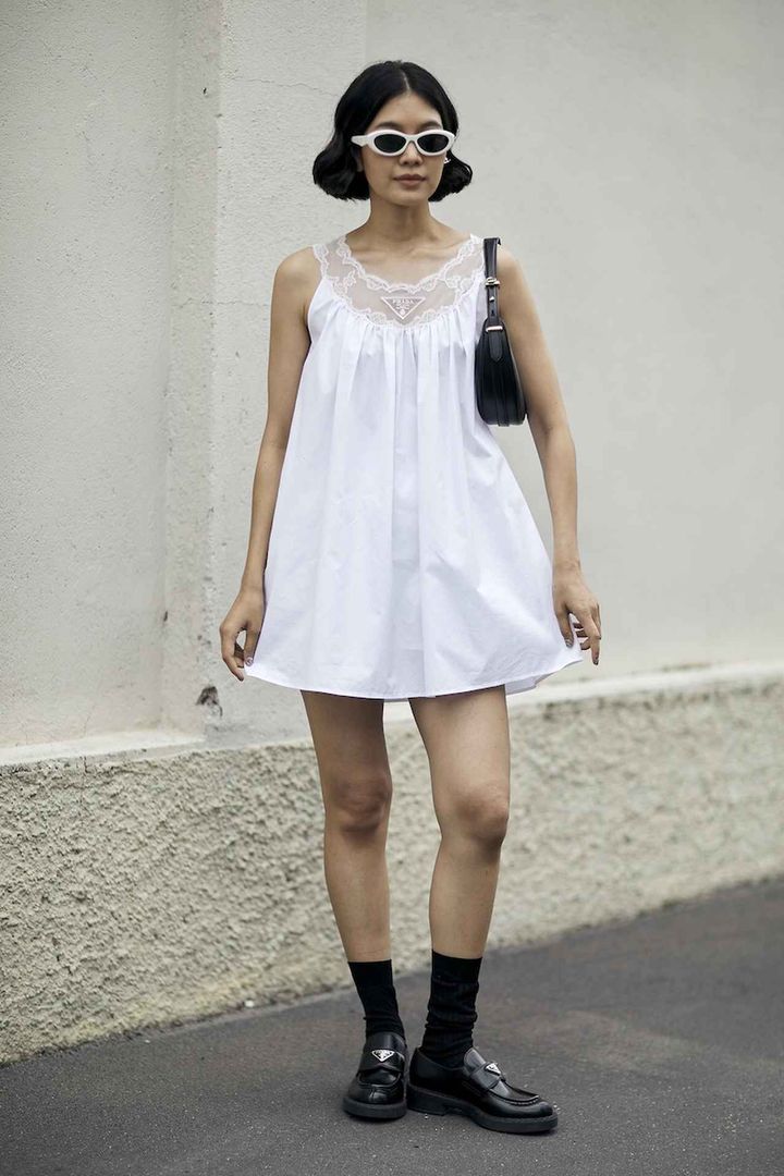 画像: 潔くジュエリーを省きバランスを調整