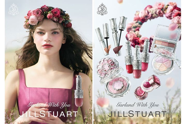 「ジルスチュアート ビューティ」Garland With Youをテーマに、私たちの心をときめかせる「花々」のエッセンスを宿したフォールコレクション