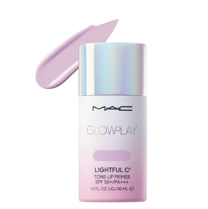 グロー プレイ ライトフル C3 トーン アップ プライマー SPF50+ ライトリー ラベンダー SPF50+・PA+++ 30 mL 6270円（M・A・C）