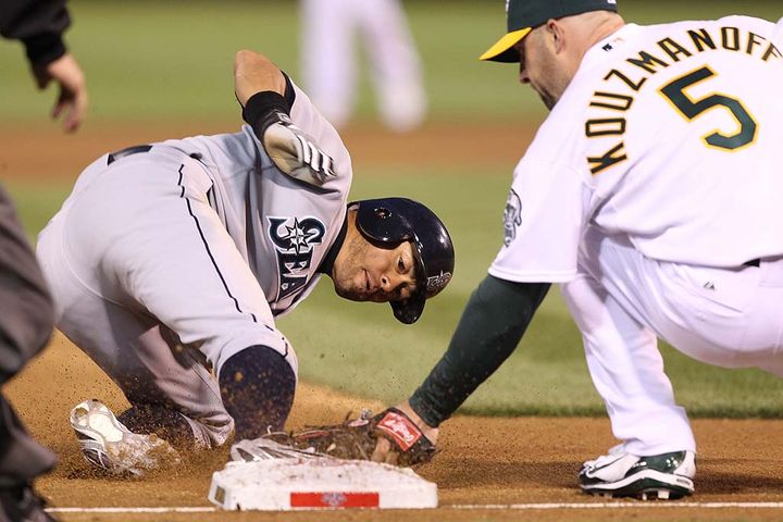 日本人最多、MLB通算509盗塁を誇るイチロー（C）Getty Images