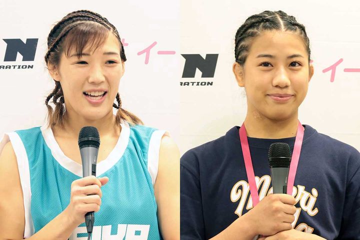 伊澤星花、須田萌里（撮影：SPREAD編集部）